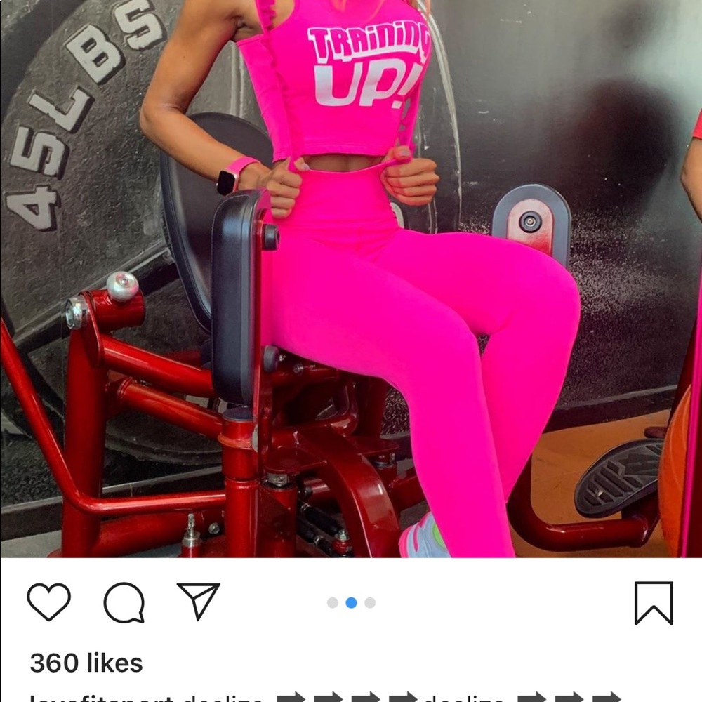 Leggings and tank / new